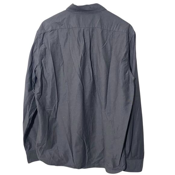 J. Crew Button Down Shirt Men's XL Gray Casual 100% Cotton - Picture 4 of 4